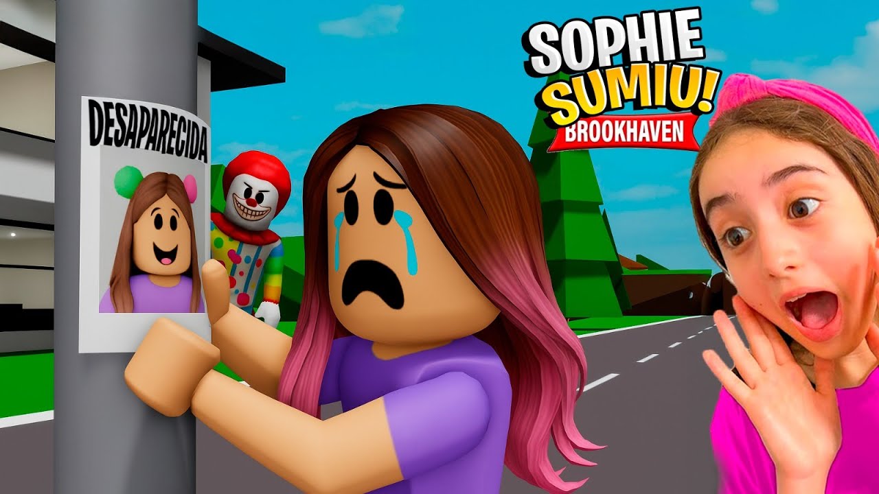 A SOPHIE DESAPARECEU! 😭 O PALHAÇO ESTRANHO ROUBOU ELA! Sophie Também Joga
