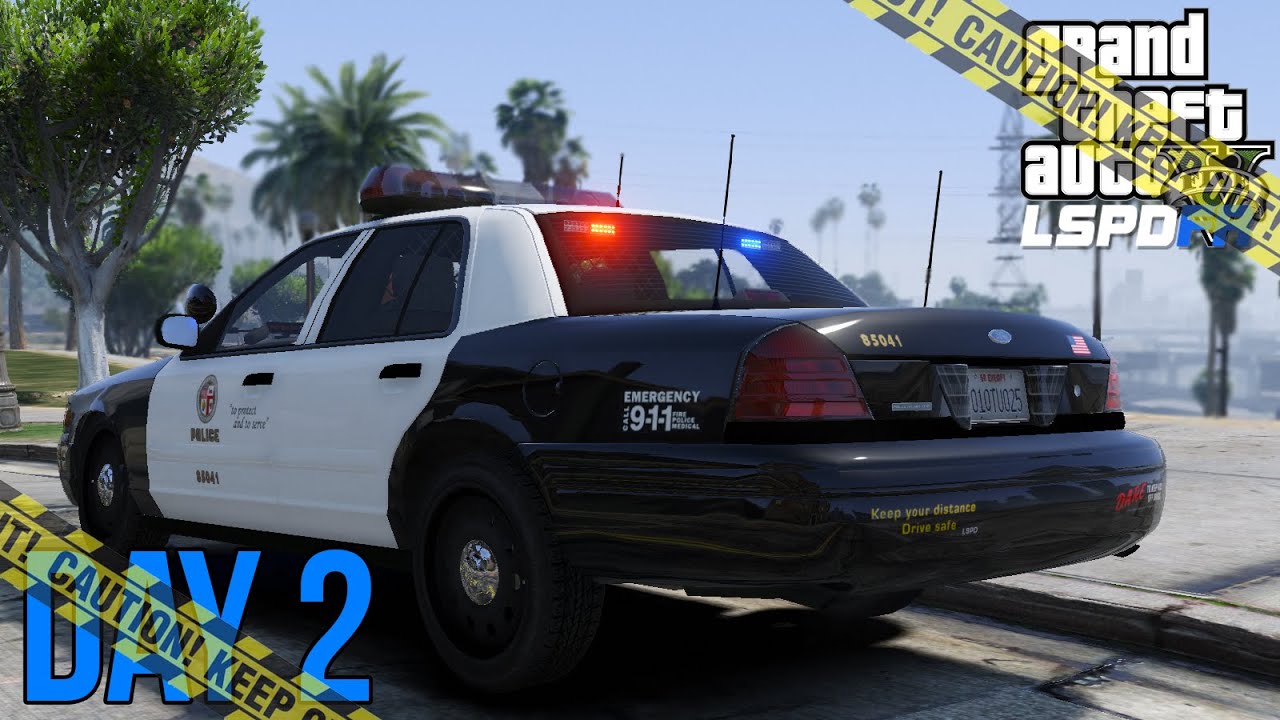 GTA 5(V) - LSPDFR Day 2 - Работа в полиции - 