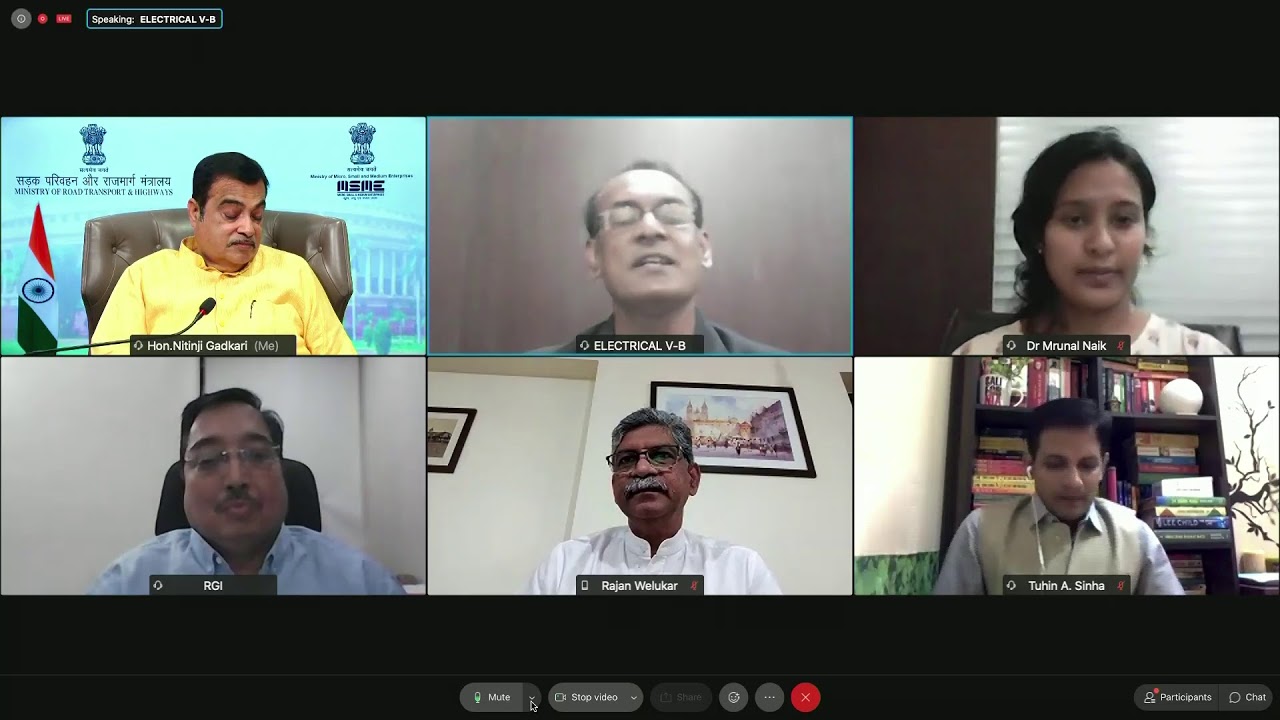 Addressing 'Literature Festival 2020' organised by Raisoni Group