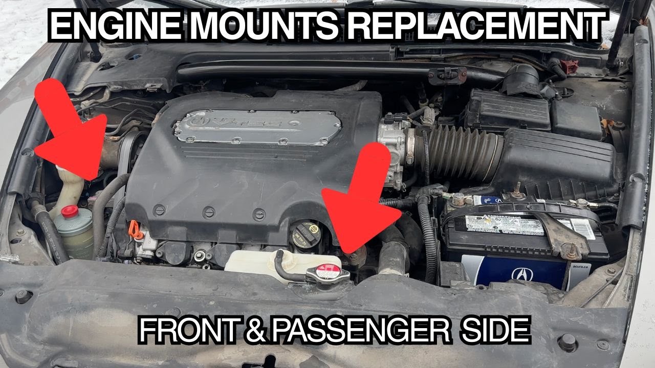 why my acura tl was shaking | engine mounts replacement
