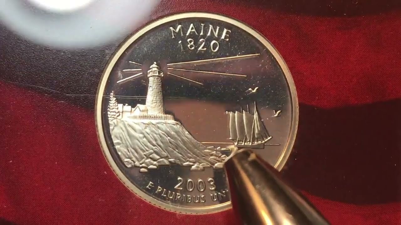 US 2003 State Of Maine Quarters - United States 25 Cents Coins