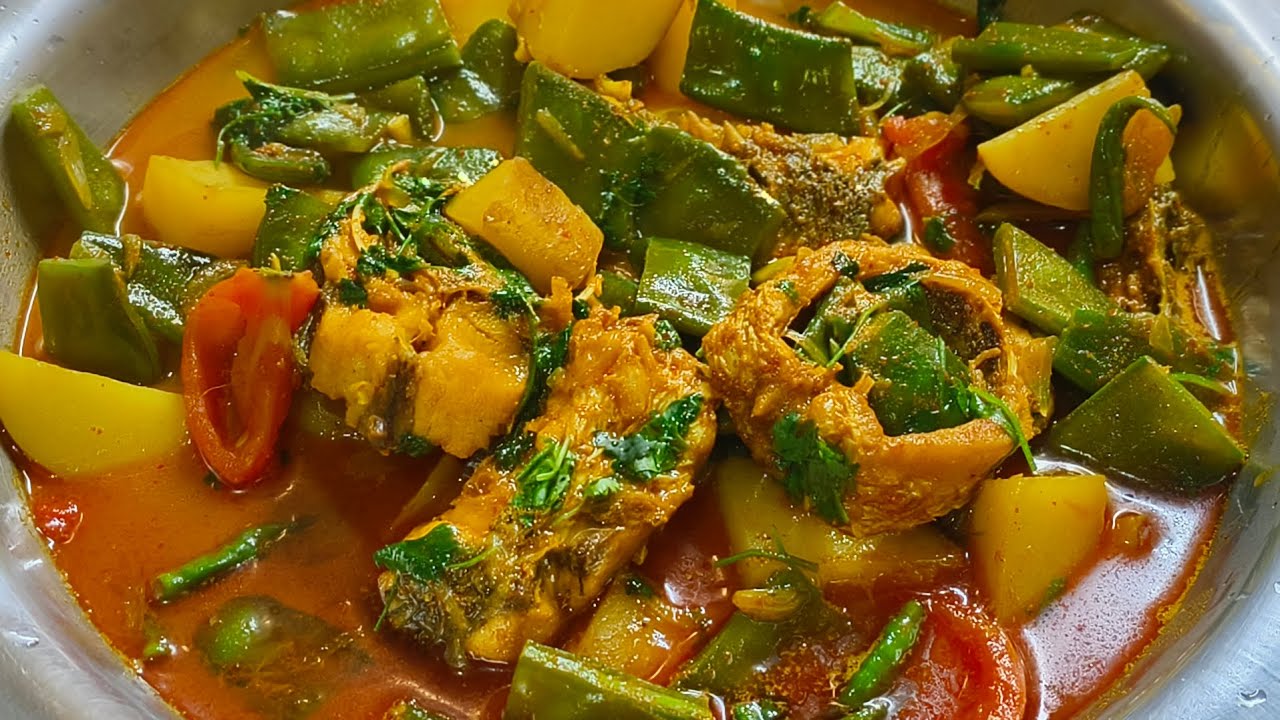 কমলকাট মাছ সিম দিয়ে রান্না। #Youtube #village #fish #video 