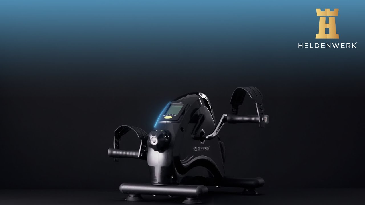 Heldenwerk Pedaltrainer Basic - inkl. Befestigungsgurt und Antirutschmatte
