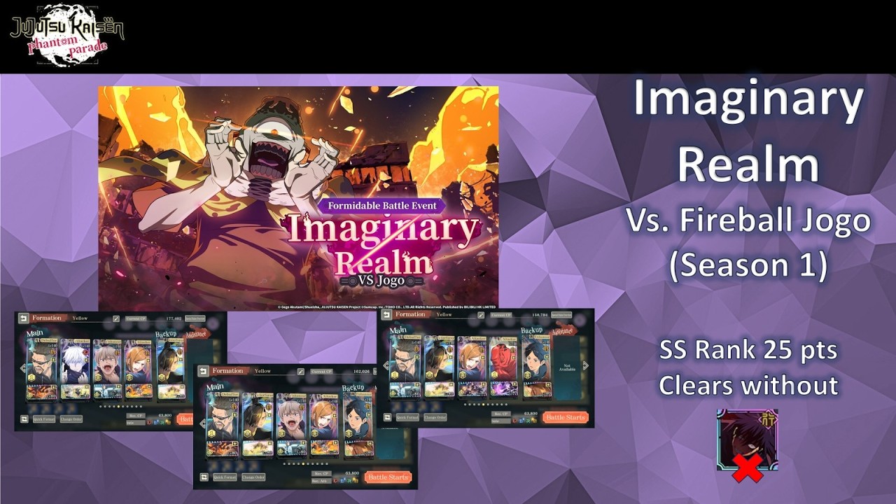 Imaginary Realm vs Meteor Jogo (Season 1) SP Challenge without Degumi