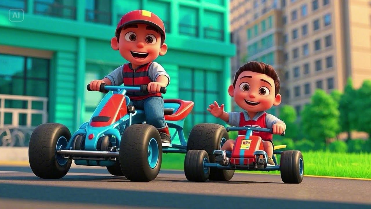 Rolling Fun & Smiling Suns &ndash; A Happy Ride-Along Song!