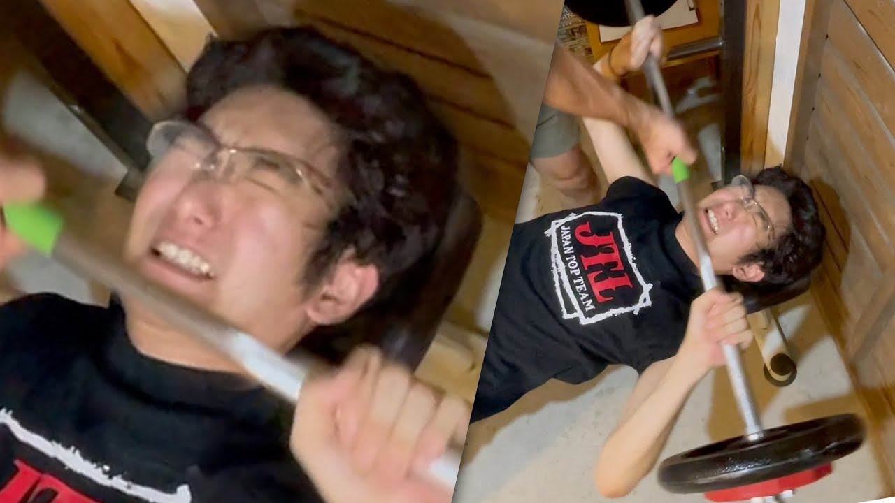 【休日】トレーナーさんに考案してもらった筋トレメニューを強制終了するあきらくん