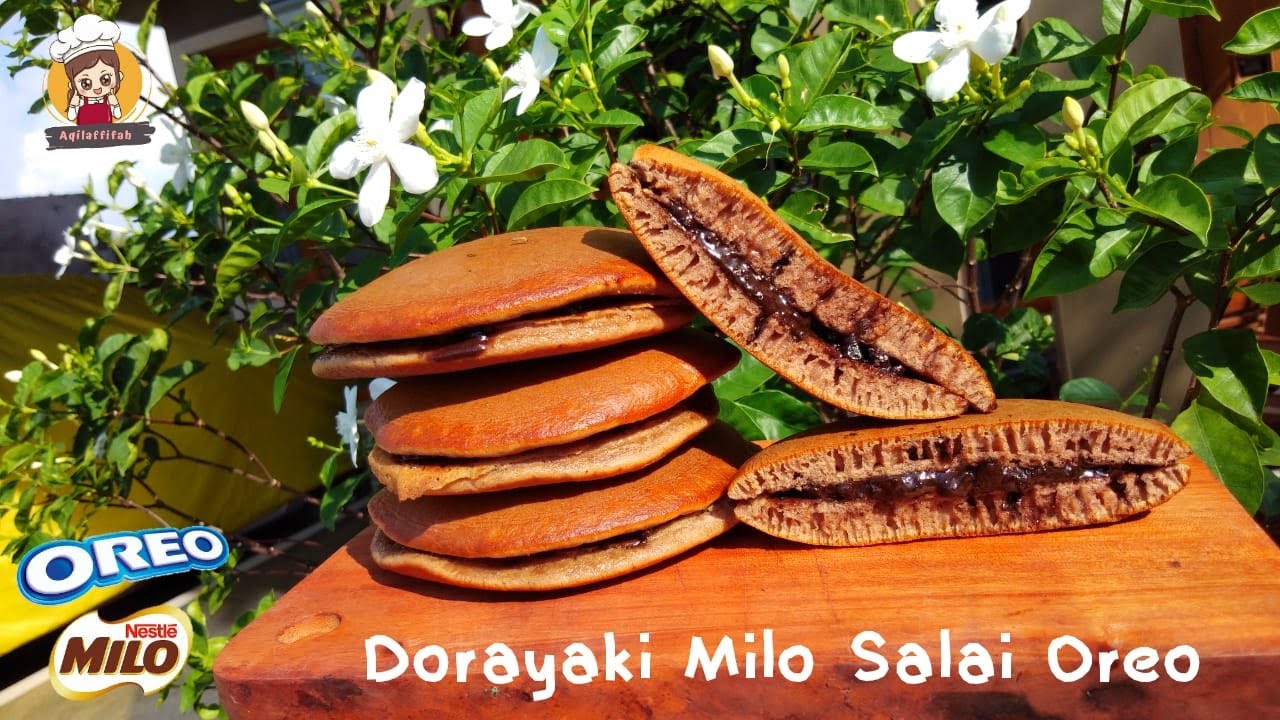 Resep Dorayaki Milo selai Oreo | Takaran Sendok