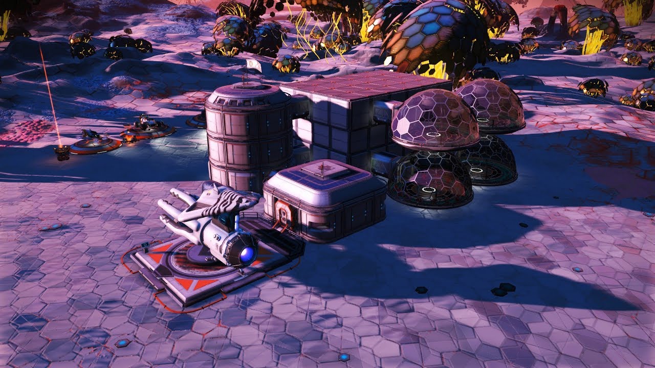 No Man's Sky - Basenbau Container L&ouml;schen F&auml;rben etc. Teil 2 - Gameplay deutsch german