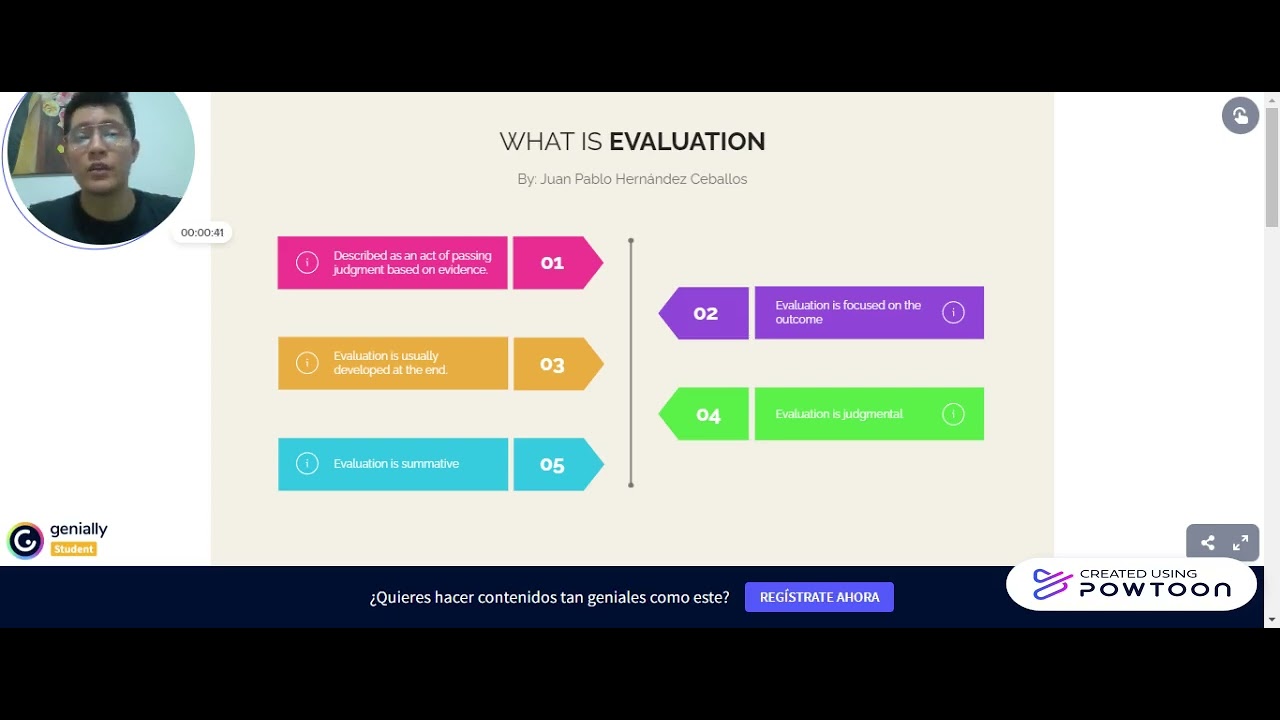 Evaluation in Education
