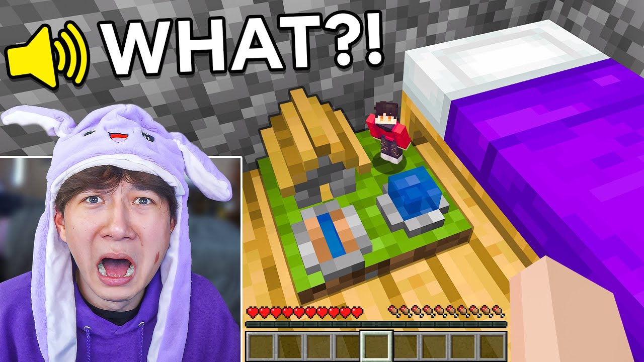 I Secretly Built a TINY HOUSE Inside my Friend's Base in Minecraft