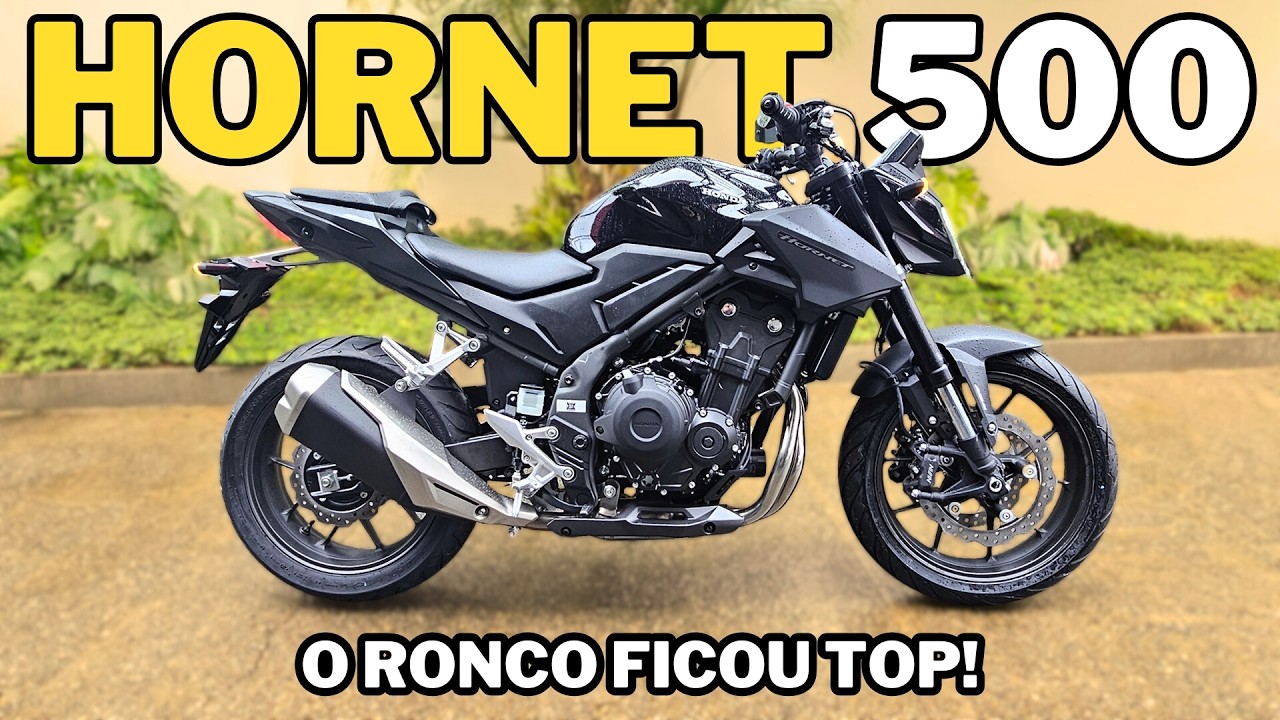 Honda Hornet 500 2026: Controle de Tração, Painel TFT e Mais Segurança!