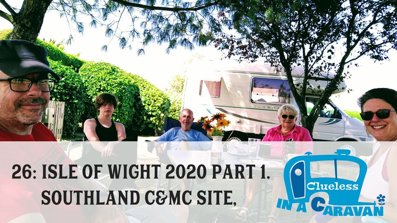 26: Summer 2020 P1 Caravan holiday on the Isle of Wight. Southlands C&MC site. Wightlink.