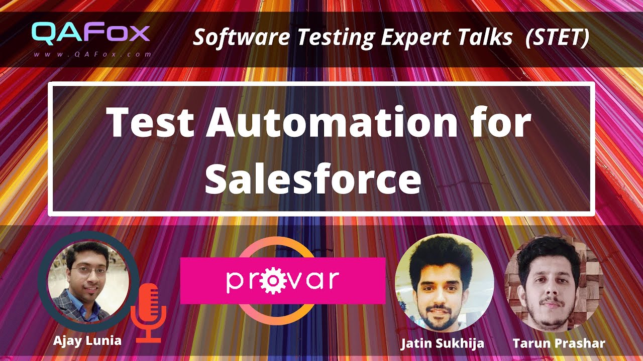𝐓𝐞𝐬𝐭 𝐀𝐮𝐭𝐨𝐦𝐚𝐭𝐢𝐨𝐧 𝐟𝐨𝐫 𝐒𝐚𝐥𝐞𝐬𝐟𝐨𝐫𝐜𝐞 (By Jatin Sukhija and Tarun Prashar)