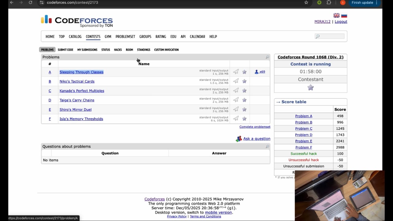 Codeforces Round 1068 (Div. 2)  POV of a noob expert.