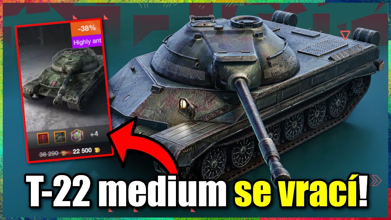 T-22 med. - Legenda za 22.500 GOLDŮ | WoT Blitz
