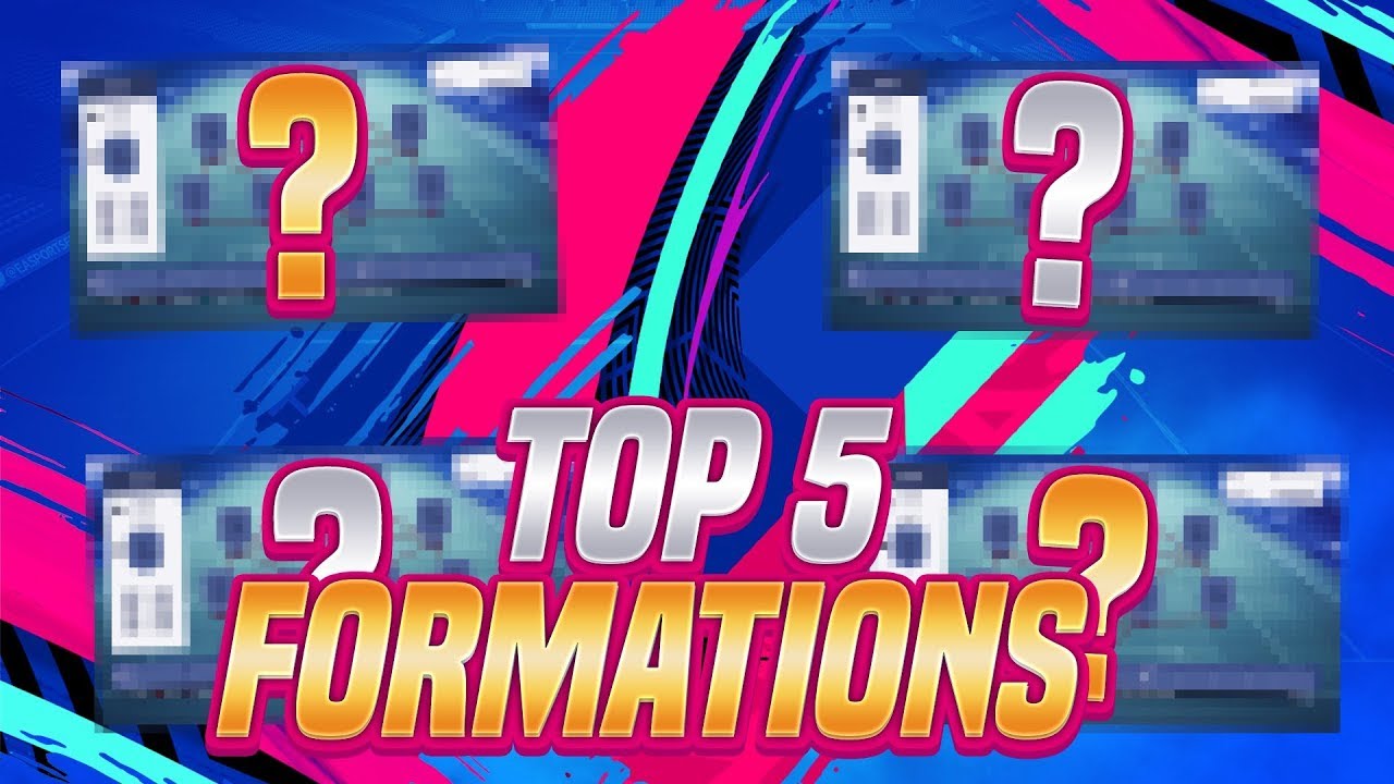 TOP 5 FORMATIONS IN FIFA 19 + PLAYER INSTRUCTIONS - FIFA 19 ULTIMATE TEAM