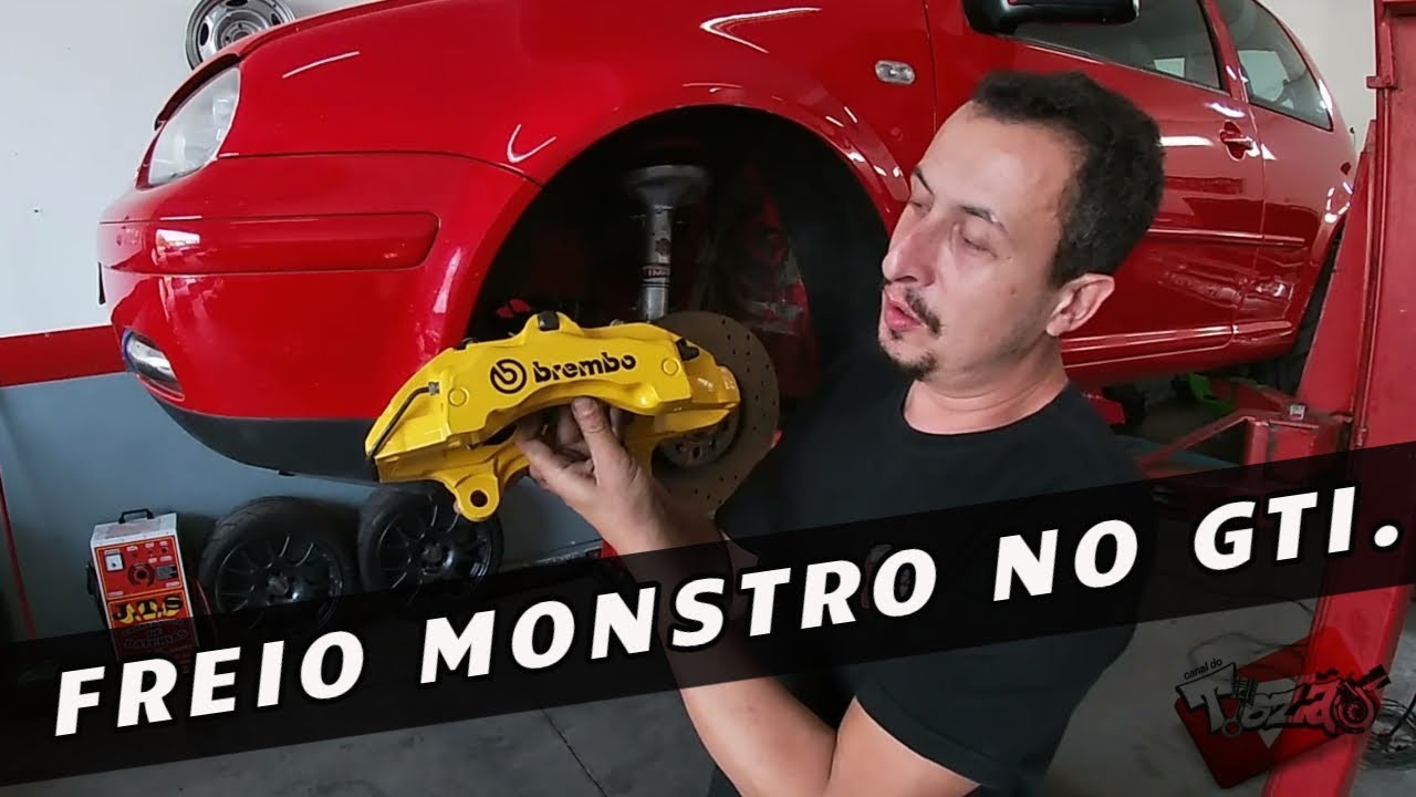 MONTANDO FREIO BREMBO MONSTRO NO GOLF GTI MK4 2.5 TURBO...