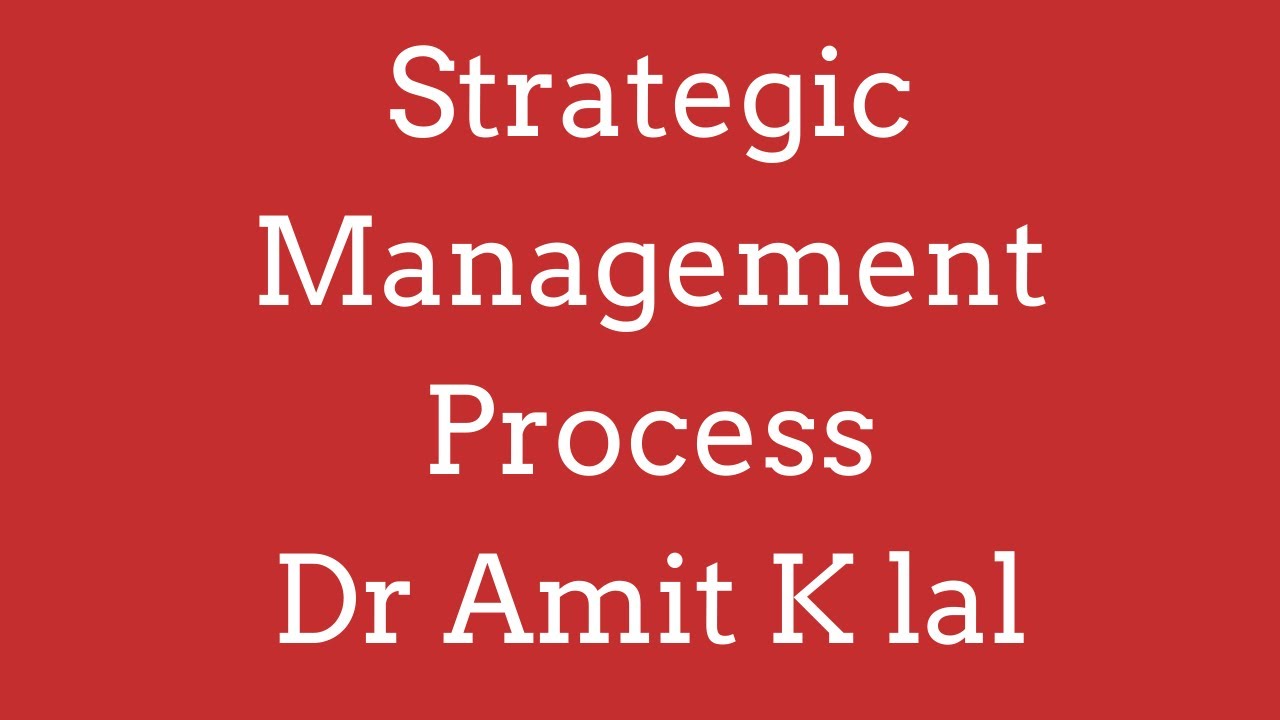 Strategic Management meaning & Process
