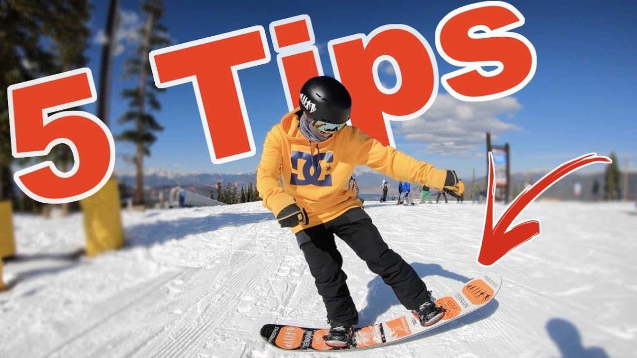 Five Snowboarding Tips for Early Season Riding!!