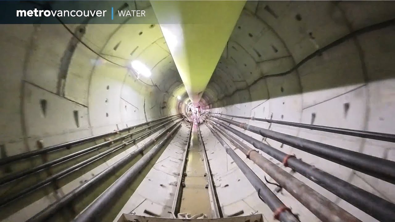 Underground at the Annacis Water Supply Tunnel