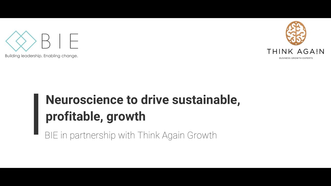 Using neuroscience to drive sustainable, profitable growth