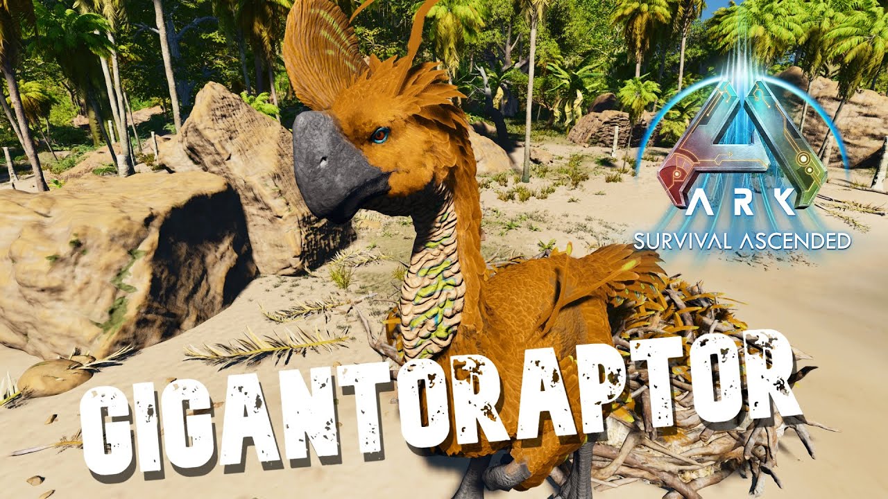 Taming A Gigantoraptor | Ark Survival Ascended | The Island