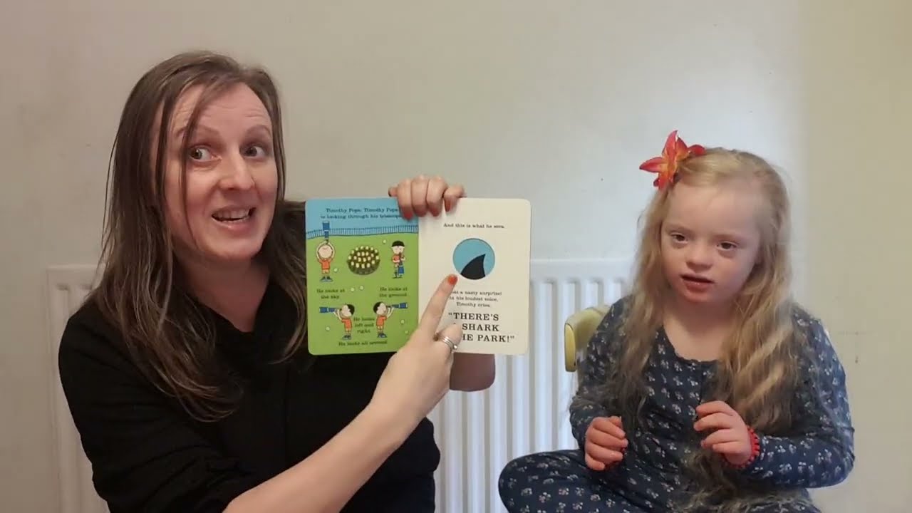 Shark in the Park 🦈 - by Nick Sharratt - Signed with Makaton