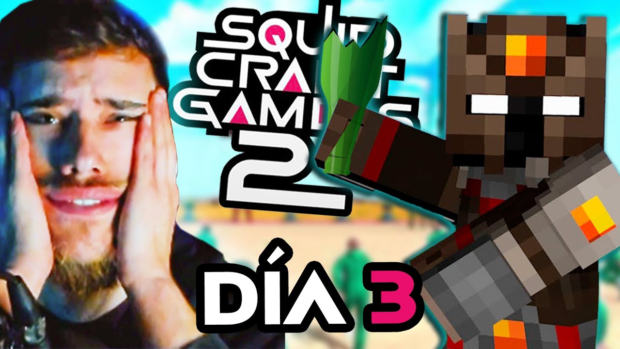 DÍA 3 - SQUID CRAFT GAMES 2 🦑 MINECRAFT | Ep.2 La Noche | CAROLA
