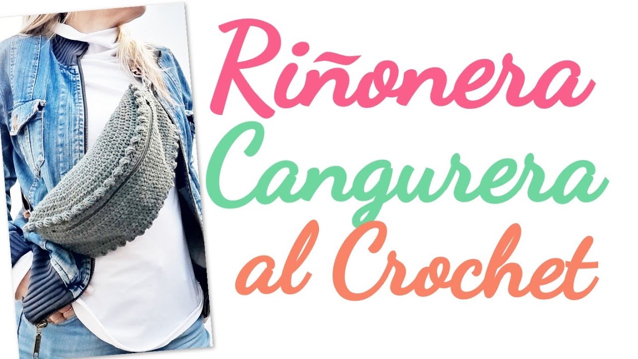 Riñonera Cangurera Super Fácil al Crochet