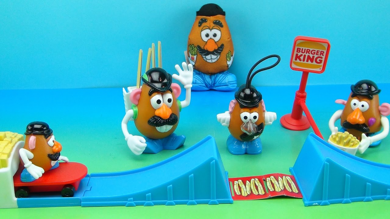 Коллекция блюд Burger King 1999 года от Mr Potato Head