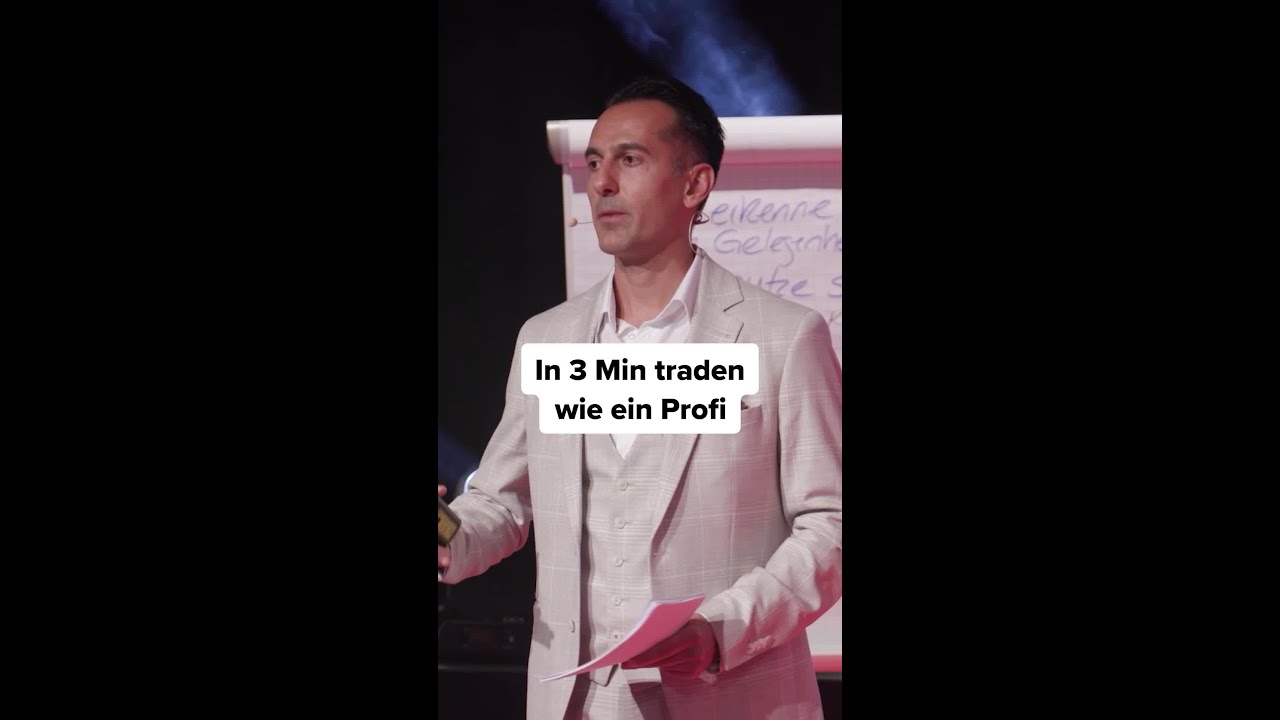 In 3 Min traden wie ein Profi