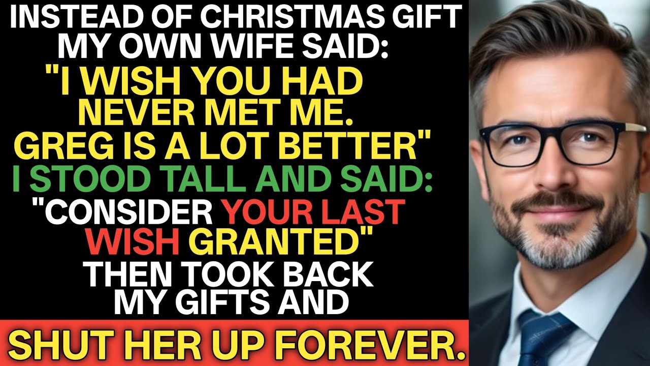 At Christmas Dinner, My Wife Whispered “I Wish You’d Never Met Me” — Hours Later, I Understood Why