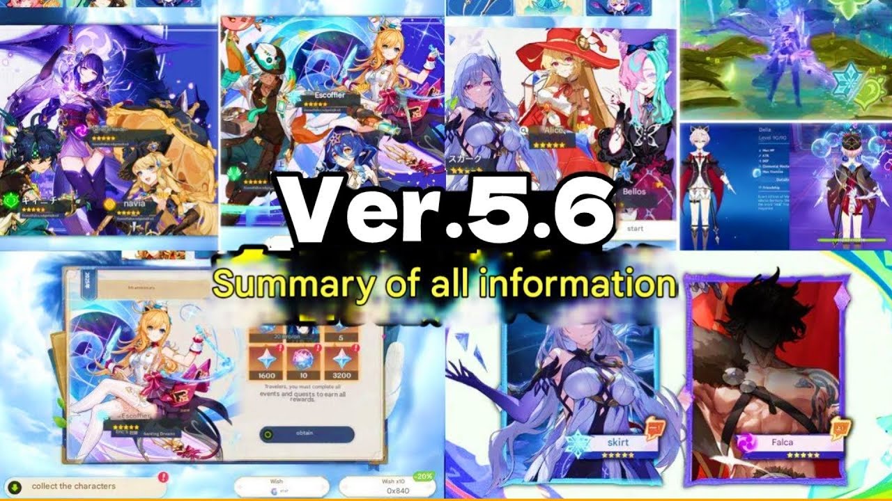Everything Known About 5.6! Banners, Mondstadt Missions, Events, Rewards, Changes - Genshin Impact
