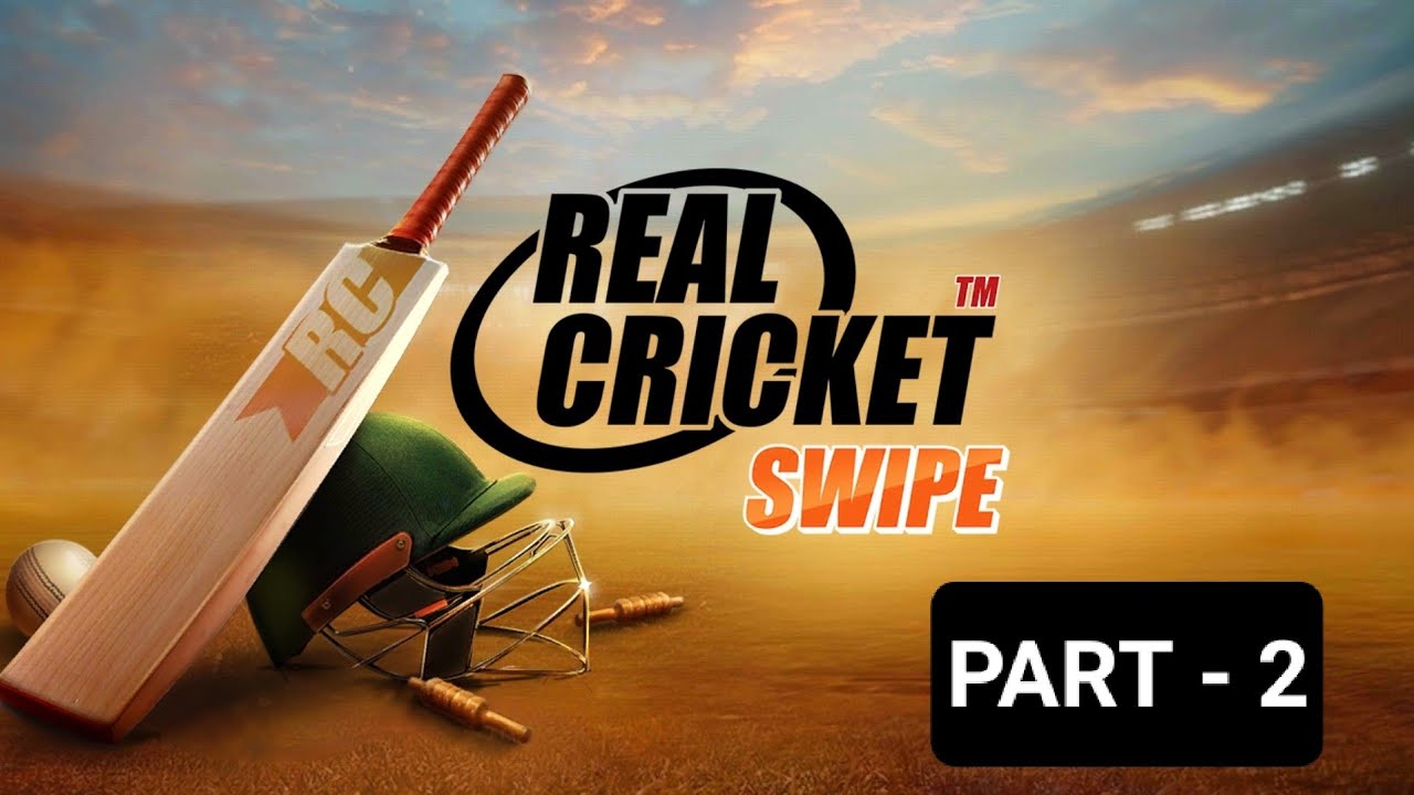 REAL CRICKET SWIPE // NEW GAME // PART - 2 // IND VS AUS // BOWLING 