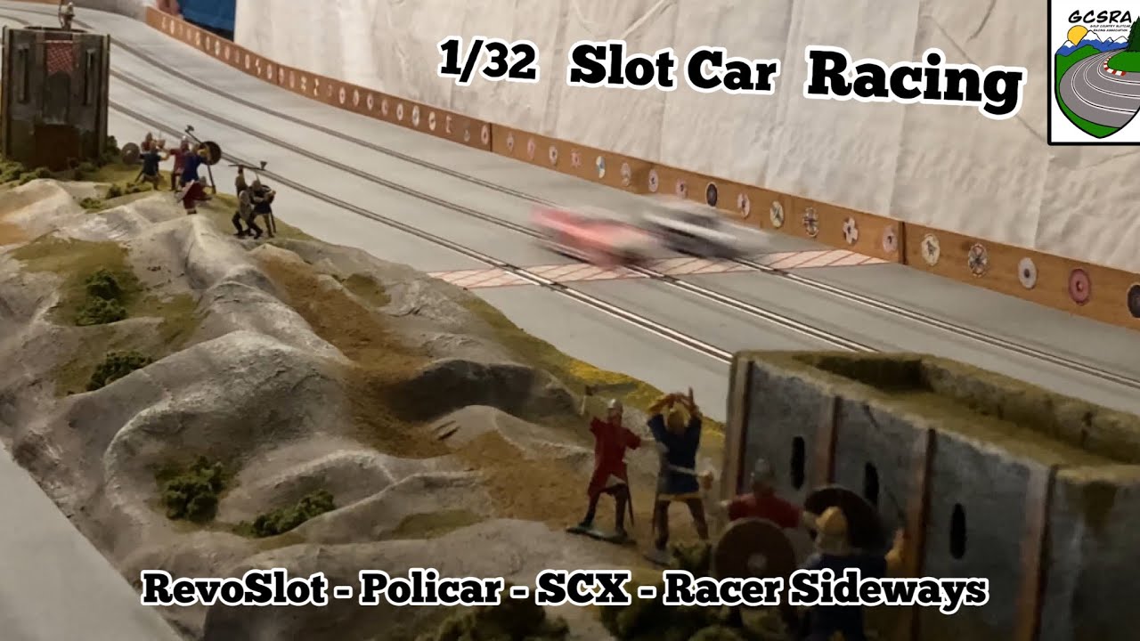 1/32 Slot Car Racing at Valhalla Speedway #slotcars #slotcarracing