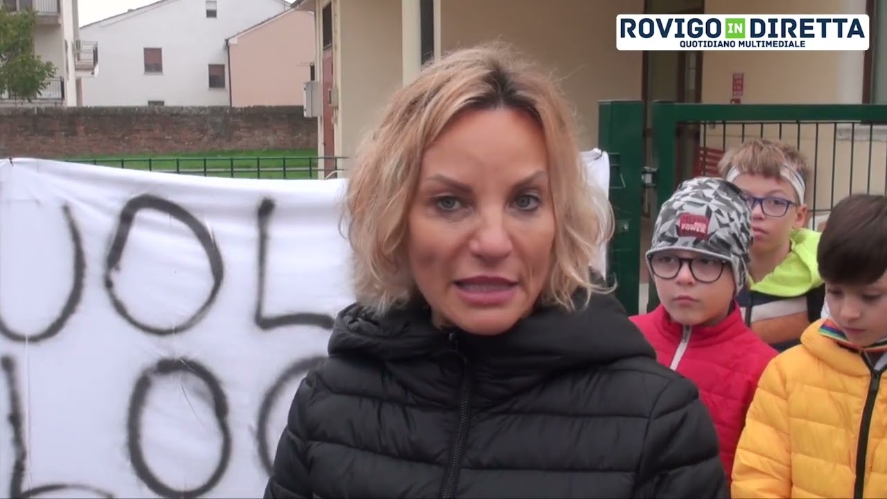 Protesta a scuola a Melara per l'orario delle lezioni