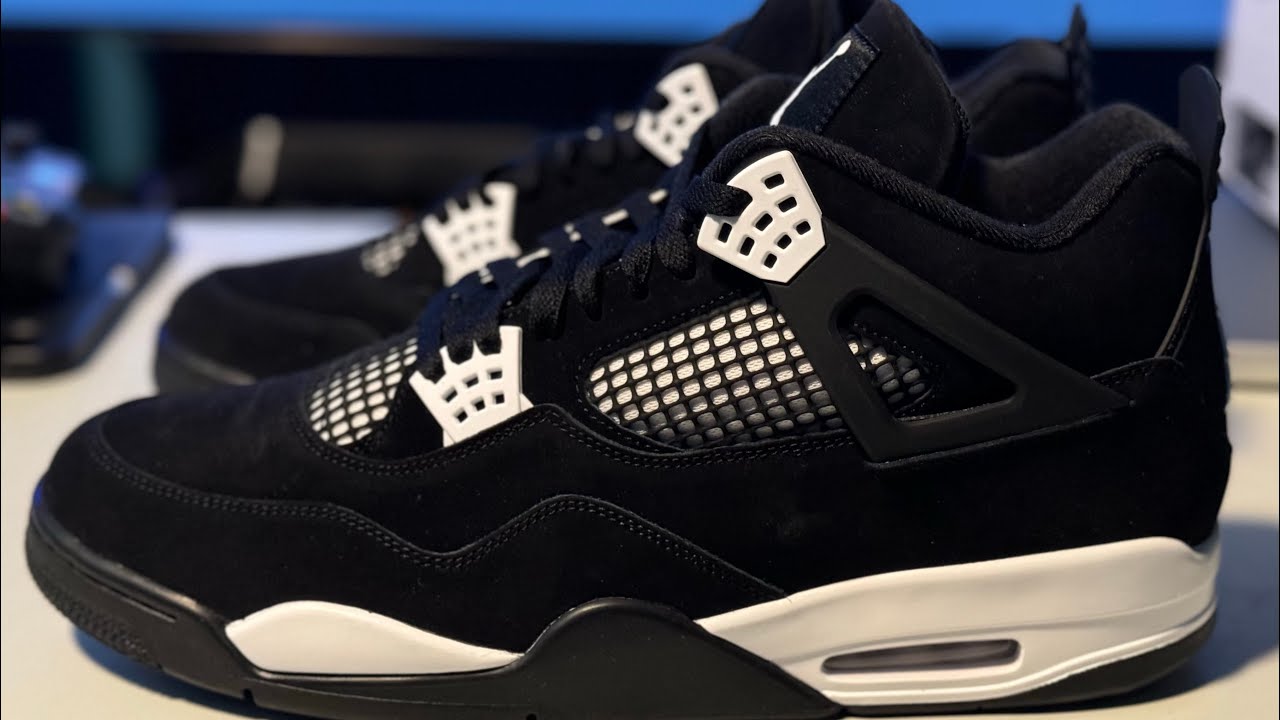 Unboxing and First Look at the Jordan 4 Retro White Thunder #jordan4 #whitethunder #nike #sneakers