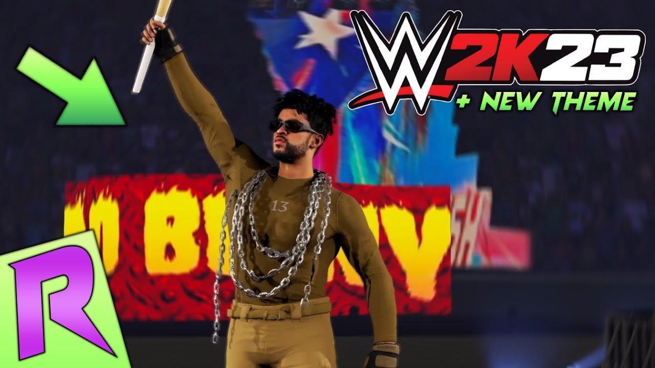 Bad Bunny's BACKLASH 2023 Entrance (With NEW THEME) | WWE 2K23