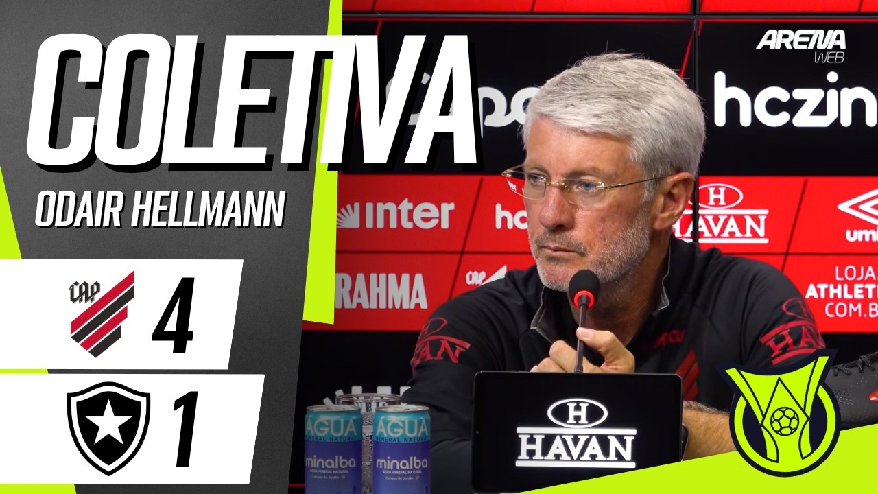 COLETIVA ODAIR HELLMANN | AO VIVO | Athletico-PR x Botafogo - Brasileir&atilde;o 2026