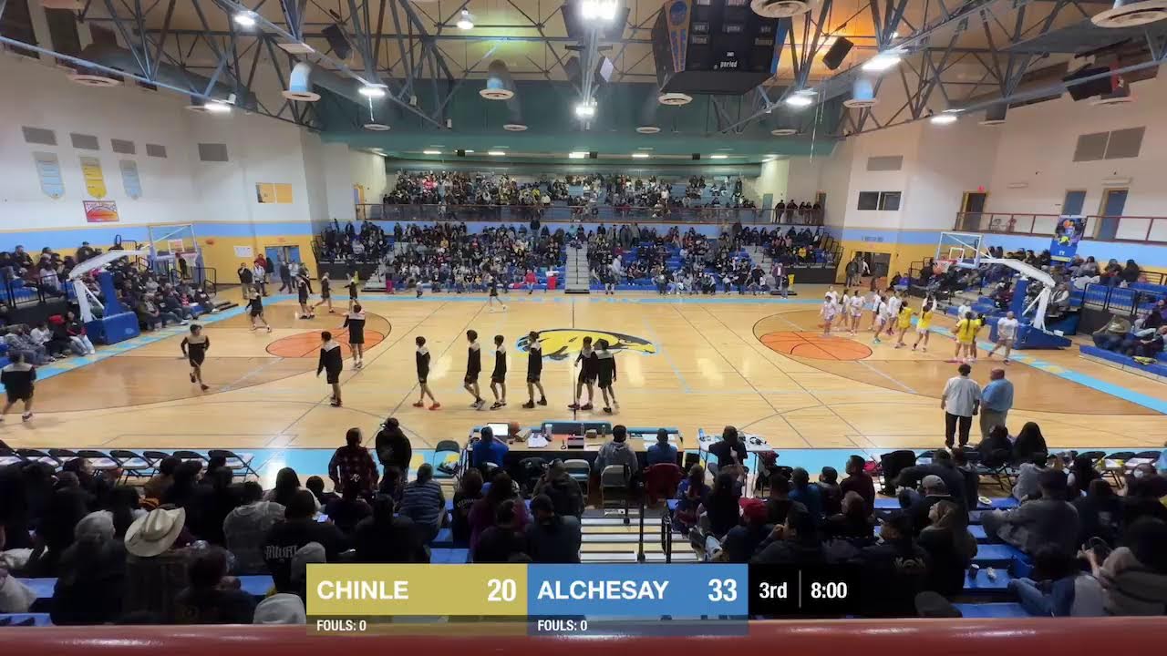 2024-01-25 Chinle Basketball at Alchesay