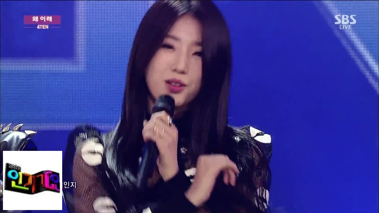 [Потен (4TEN)] Почему с @ Популярные Inkigayo 150118