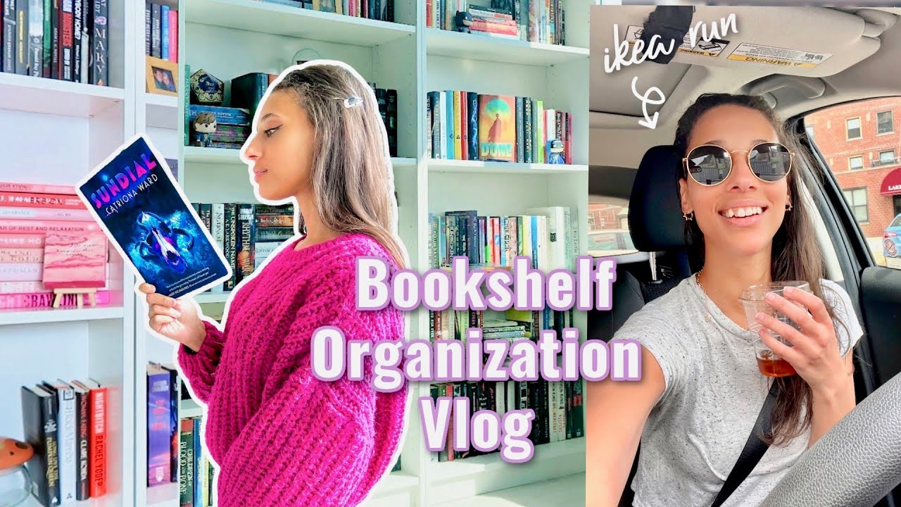 my new TBR & horror bookcase! || bookshelf organization