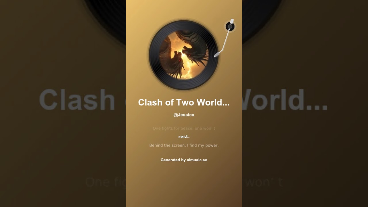 Clash of Two Worlds - Original Song by IrisEclipseGaming