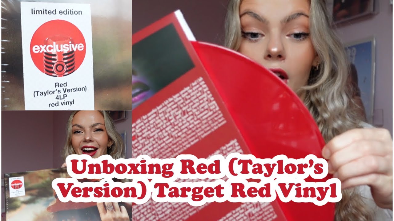 Unboxing Red (Taylor's Version) Target Red Vinyl Pressing