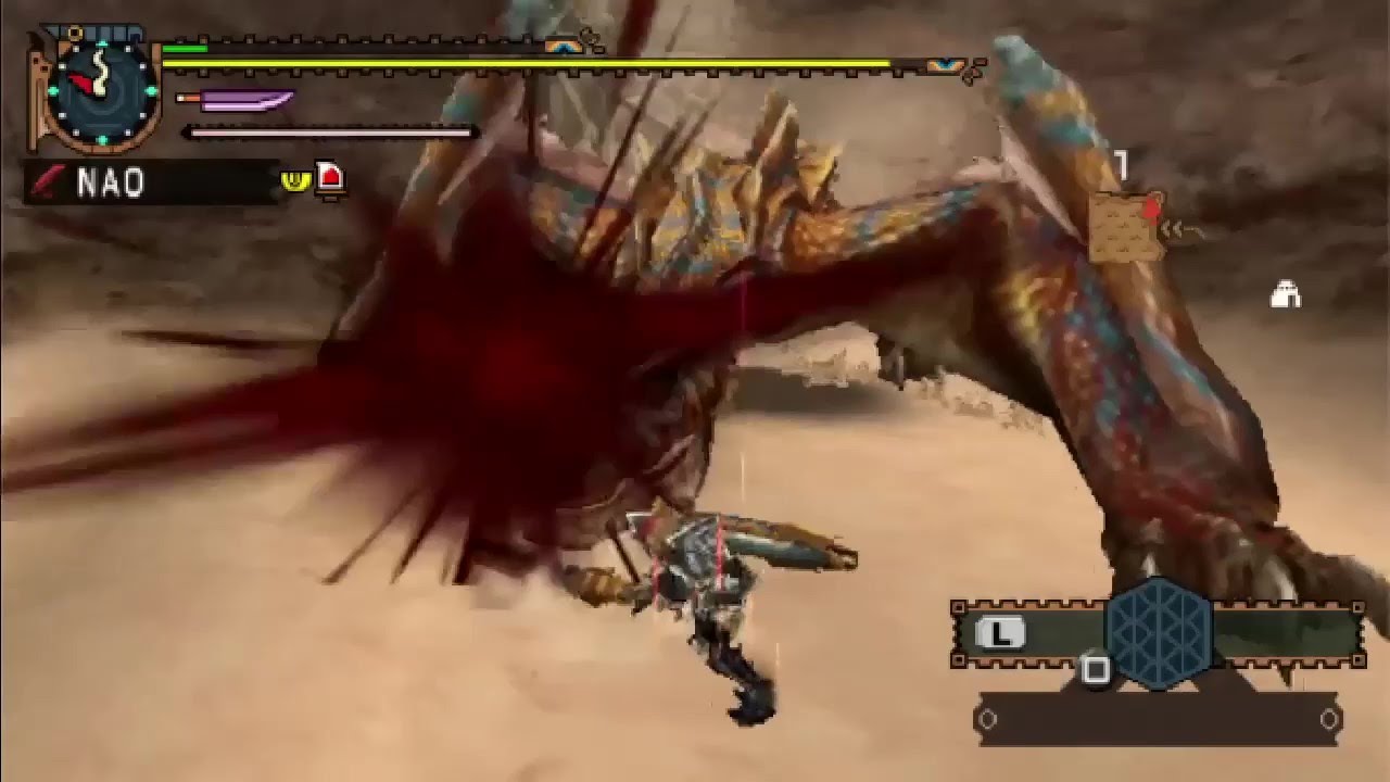 【MHP2G】マガジン 暴虐の轟竜 猫火事場太刀 2:42