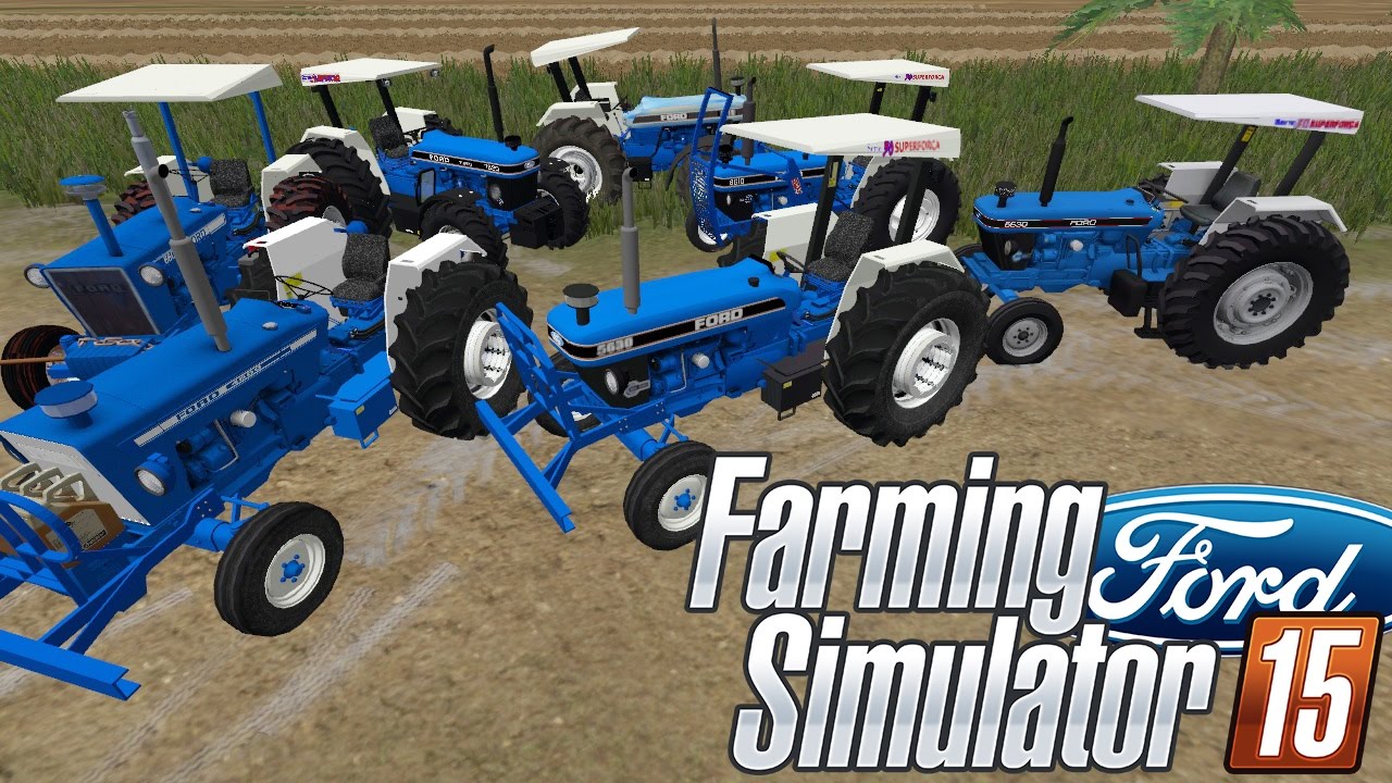 Tratores Ford Passando no Atoleiro(Muddy Map) | Farming Simulator 2015 | PT-BR |