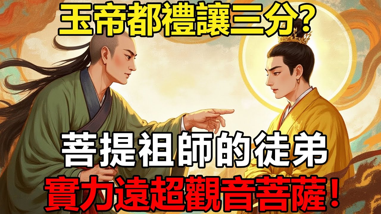 難怪玉帝都禮讓三分？菩提祖師這位徒弟，真實實力竟遠超觀音菩薩！【佛學|神話傳說|故事|悟空|西遊】