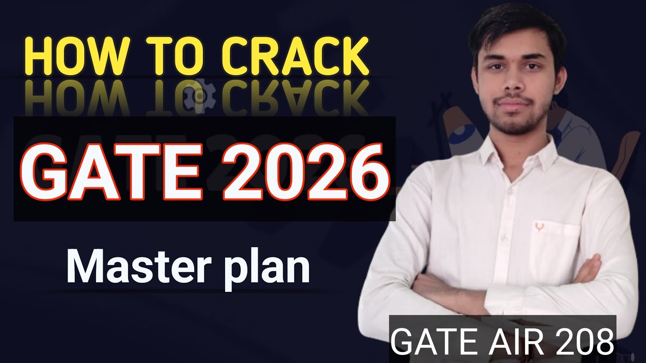 GATE 2026 , How I crack Gate exam in first attempt 🤐