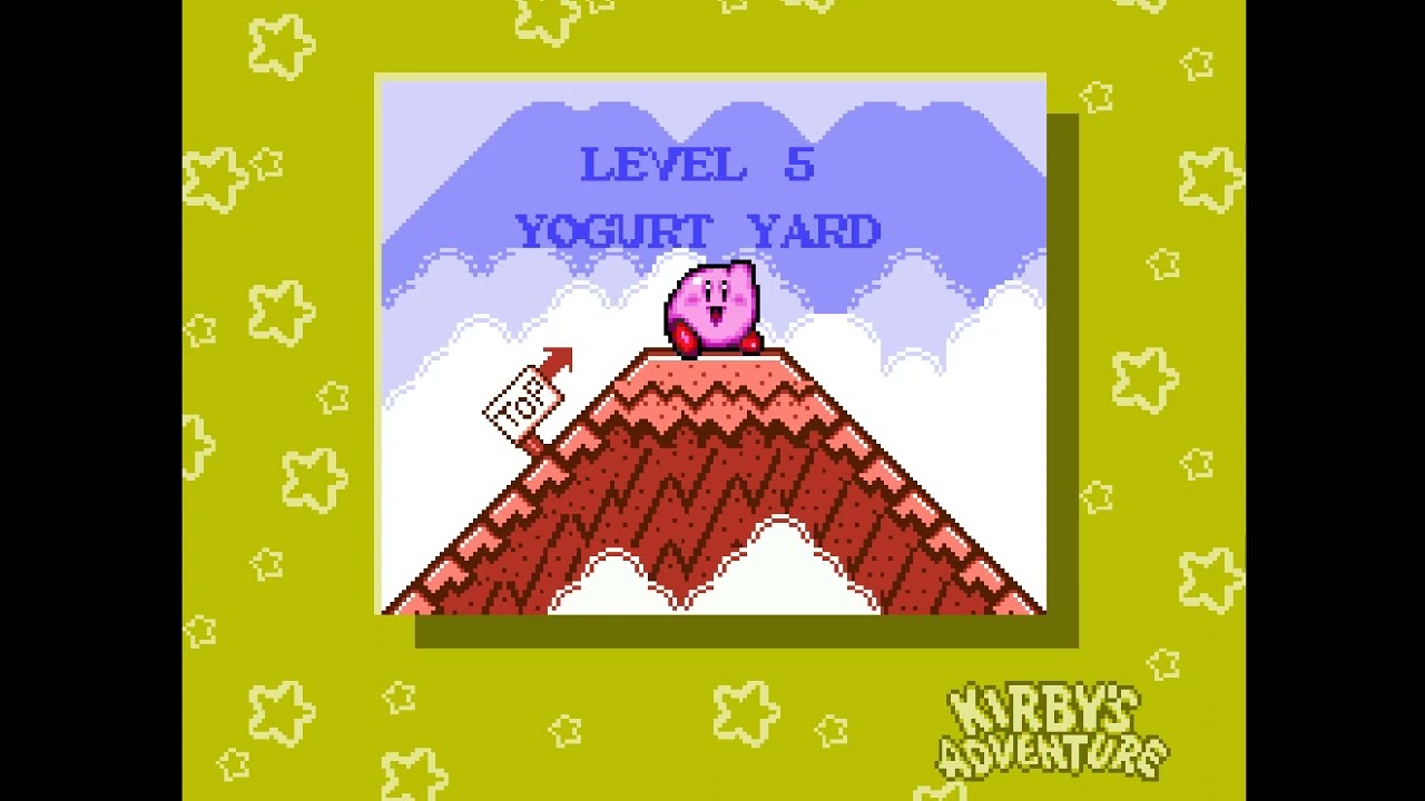 Kirby's Adventure - Yogurt Yard(Kirby Super Star Style Remix)