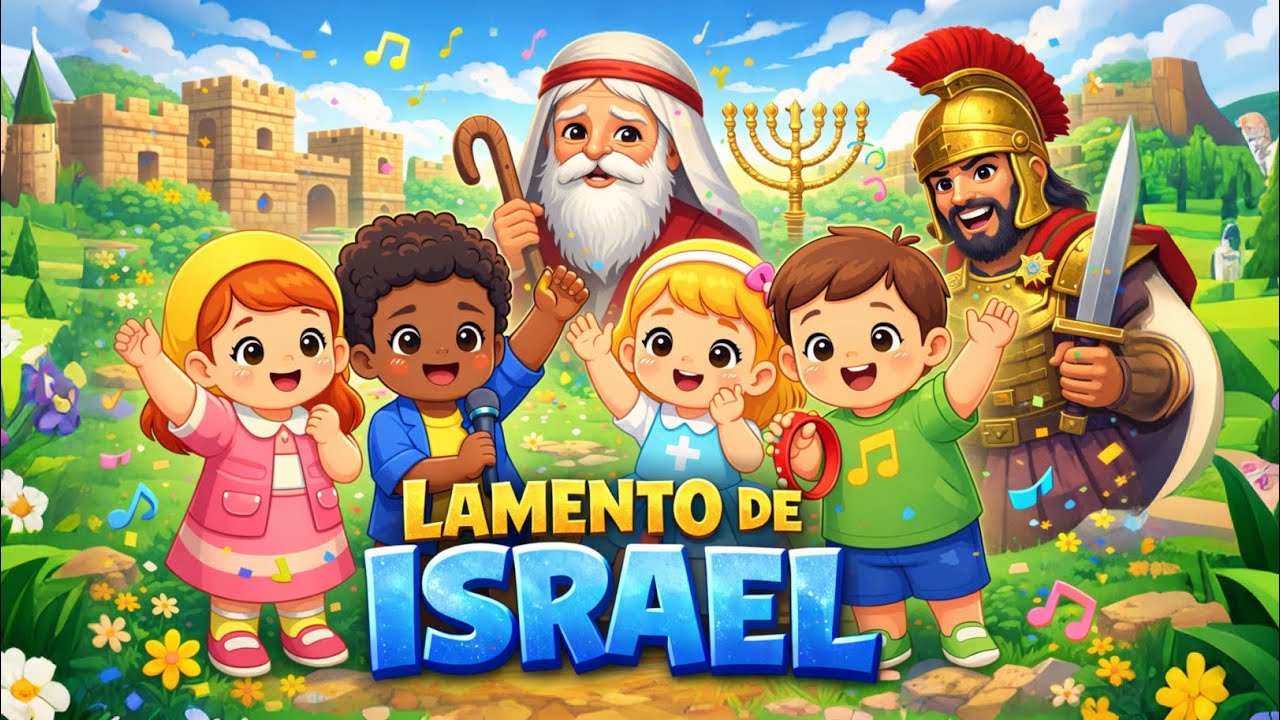 Lamento de Israel - versão Louva Som Kids - Gospel Infantil 